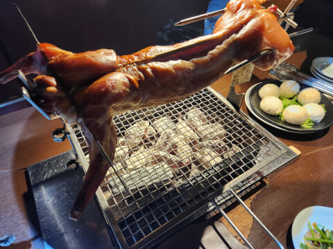 聚福楼_うさぎの丸焼き_東京_池袋