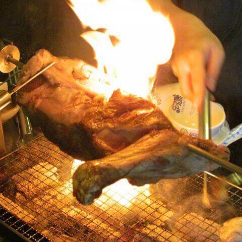 聚福楼_羊肉の塊焼き_東京_池袋_ジンギスカン