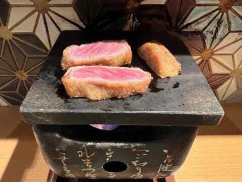 牛カツいろは_鉄板プレート_東京牛カツ