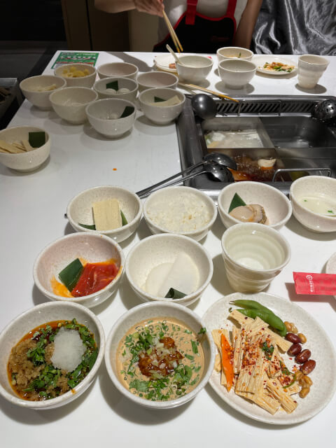 海底撈火鍋_調味料ブレンド_ガチ中華