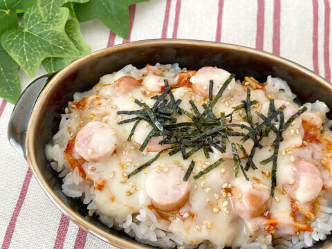 キムチチーズご飯_レシピ
