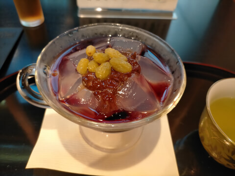 琥珀流し_大極殿本舗 栖園_京都_和菓子