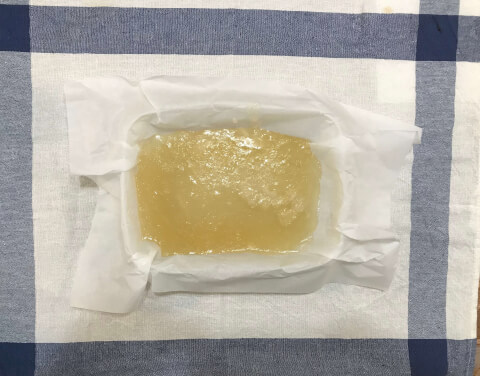 琥珀糖　バッド　流し込む
