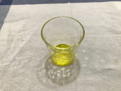 琥珀糖　色水