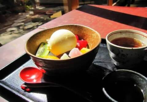 古桑庵_クリームあんみつ_自由が丘_和カフェ_古民家