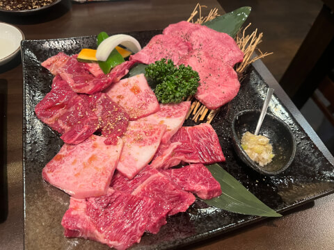 煌_特選焼肉セット_大阪（鶴橋）_焼肉屋