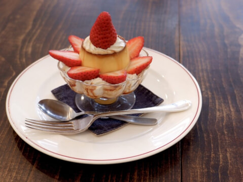 カフェ リゼッタ_プリンアラモード_二子玉川ランチ