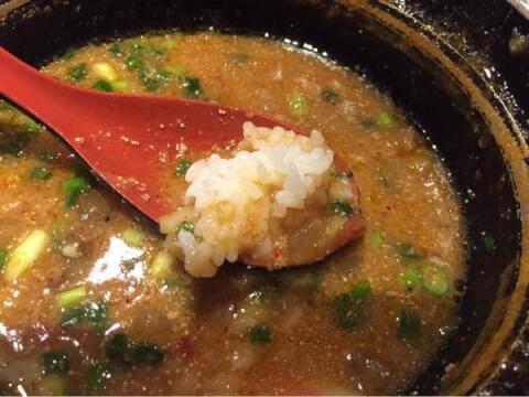 元祖めんたい煮こみつけ麺_スープご飯