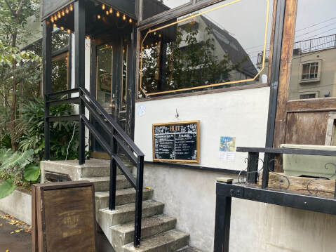 ユイット_店舗外観_中目黒カフェ_夜カフェ