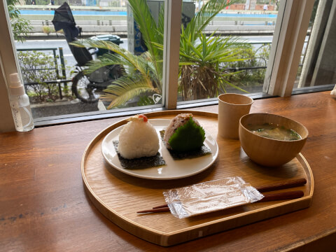 オニギリィカフェ_モーニングセット_Onigily Cafe