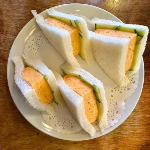 喫茶チロル_玉子サンド_京都喫茶店