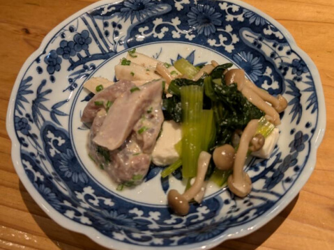 お通し_ふじ_新津 居酒屋
