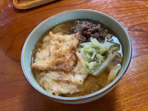 車屋うどん_肉天うどん_下吉田_吉田うどん