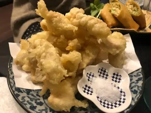 とり天ハーフ_ポチの家_富山居酒屋