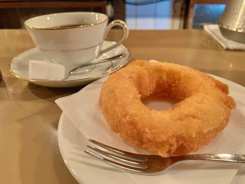 六曜社珈琲店_ドーナツ_京都_喫茶店