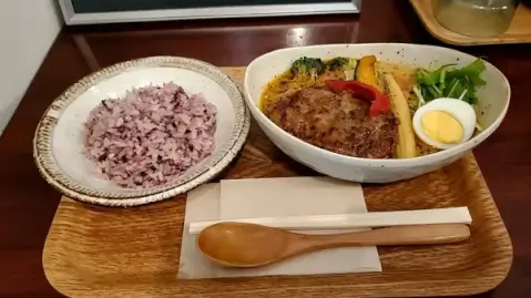 Shoan_スープカレー（ハンバーグ）_川口_ランチ