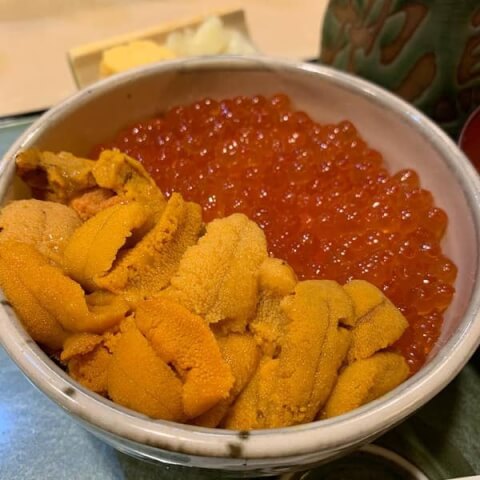 鮨国　ウニイクラ丼　築地おすすめランチ
