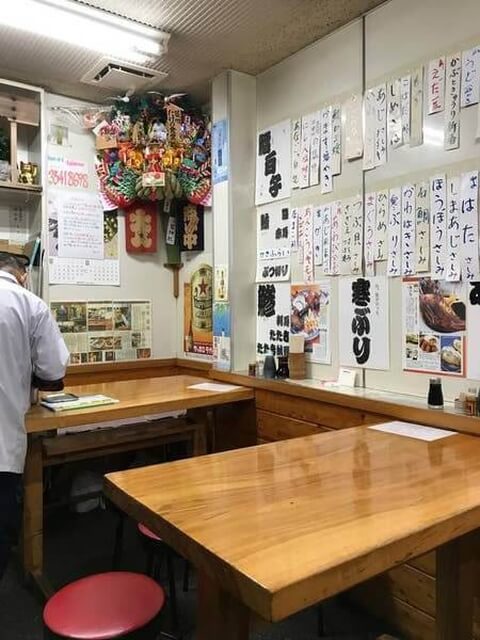 多け乃　店舗内観　築地おすすめランチ
