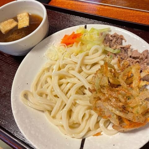 玉喜亭_つけうどん_松山_吉田うどん