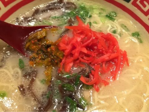 東京じゃんがら ecute上野店_紅しょうが_上野ラーメン