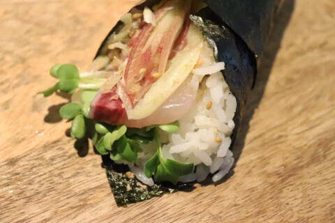 ごまカンパチ_手巻き寿司