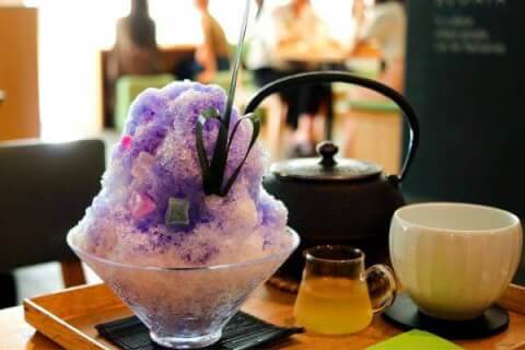 茶茶の間_光蜜氷_和カフェ_表参道