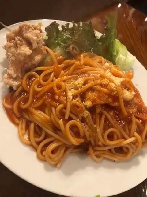 六曜舎_ナポリタンスパゲッティ_中野ランチ