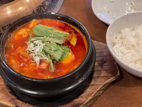 新香園_スンドゥブ_後楽園ランチ