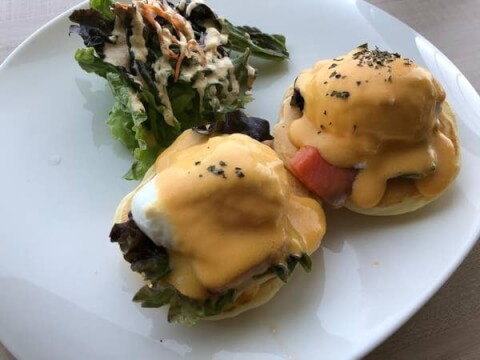 海の上テラス　パンケーキ　平塚おすすめランチ