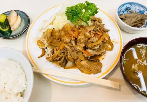 わらじ亭_生姜焼き_川口_ランチ
