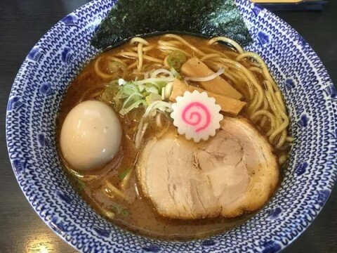 一心屋 金沢本店_魚介とんこつ味玉_金沢ラーメン