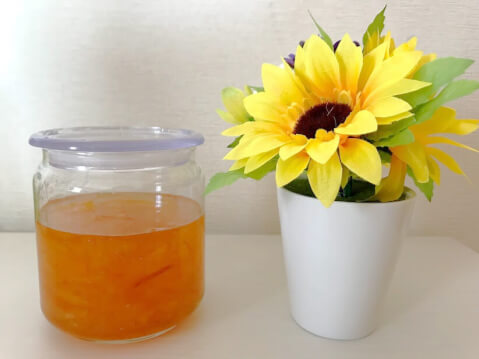 ゆず茶とひまわり