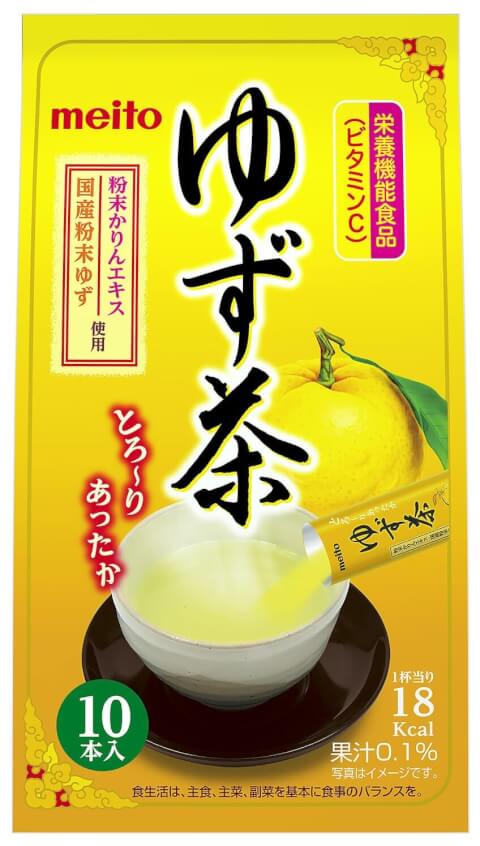 名糖の粉末ゆず茶