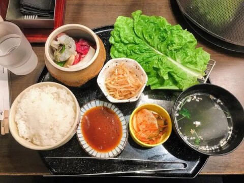 正泰苑 新橋店_壺漬けパワーランチ_新橋焼肉