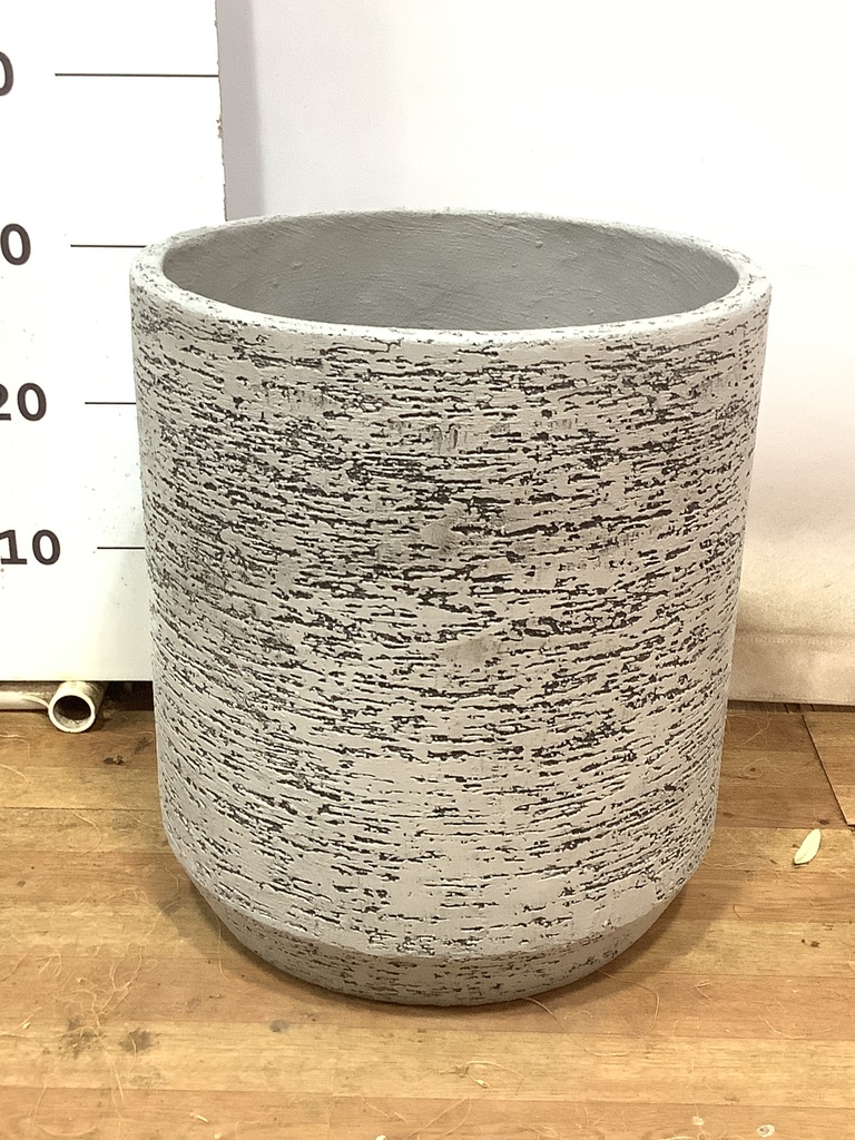 鉢カバー エコストーン　シリンダータイプ8号鉢用 Gray stem F1802 鉢カバー Eco Stone（エコストーン） シリンダータイプ 8号鉢用 Gray
