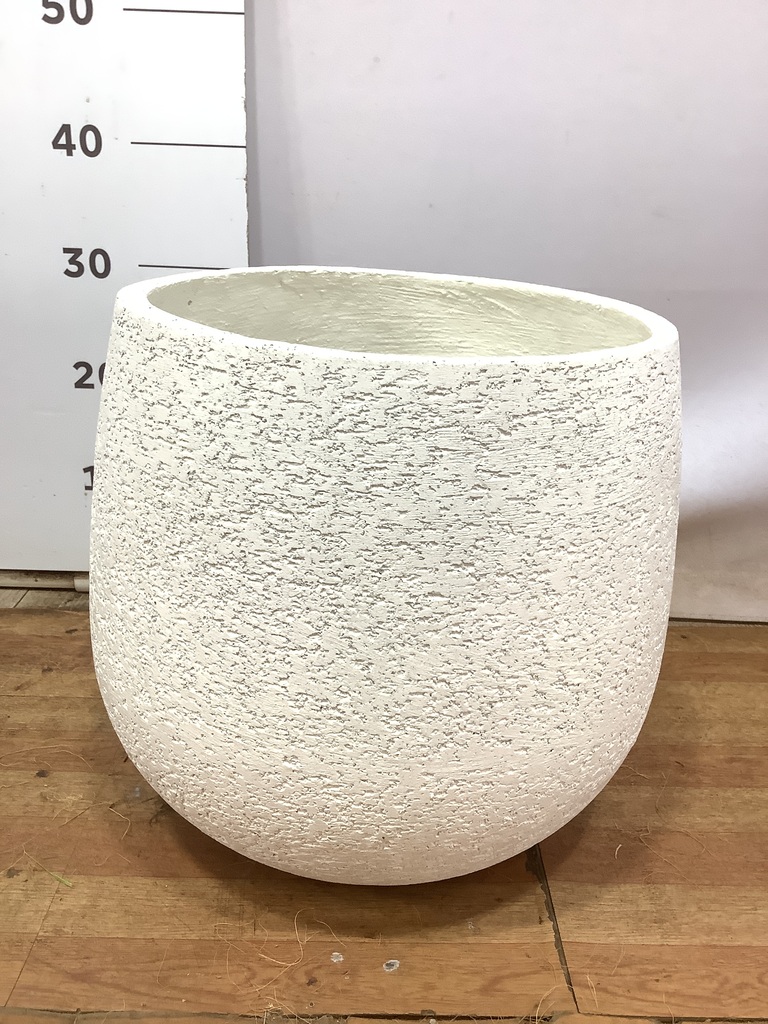 鉢カバー Eco Stone（エコストーン） 8号鉢用 white #stem F1806
