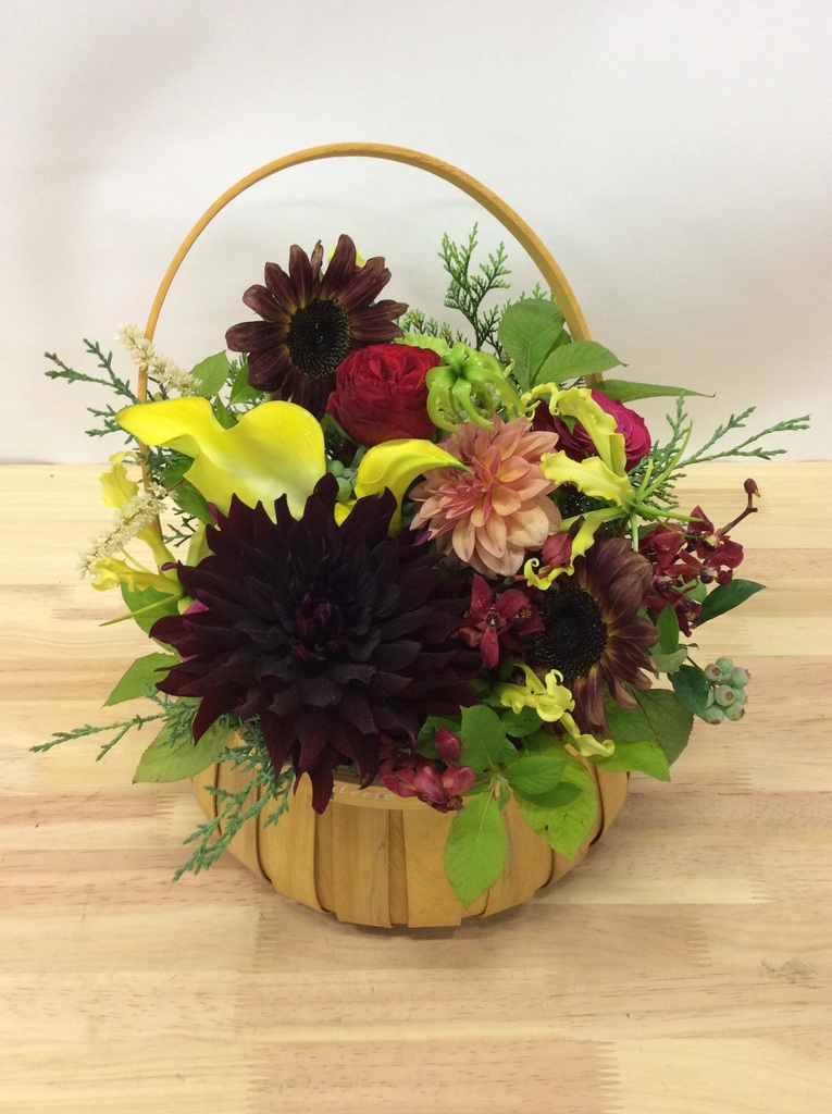 フレッシュロスフラワー アレンジメント Lサイズ | ご自宅用のお花なら