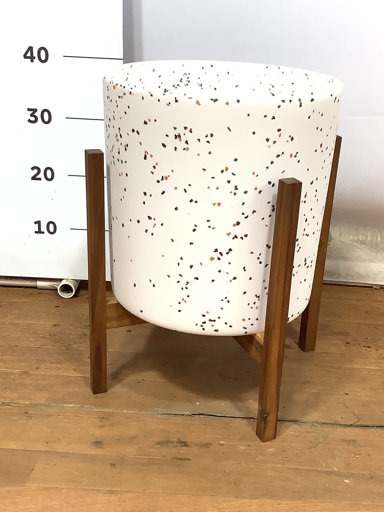 KONTON HOLST ホルストシリンダー鉢カバー M 10号ホワイト