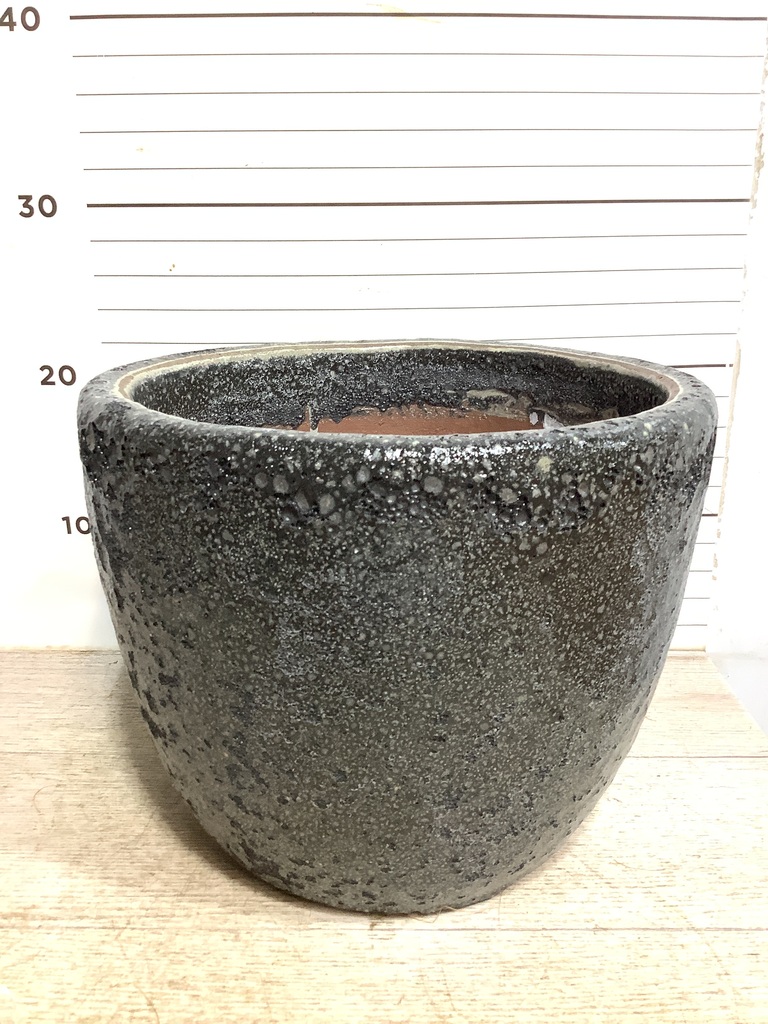 鉢カバー アビスソニア ミドル 6号鉢用 灰 #KONTON AB-S01H10E