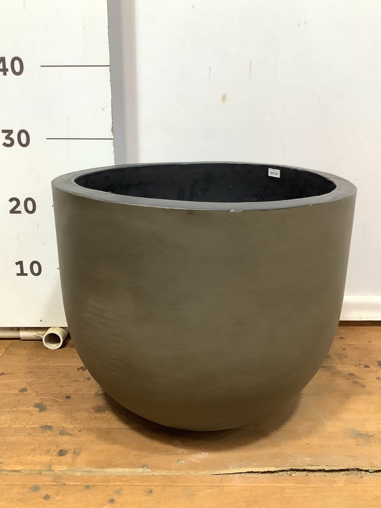 鉢カバー コンカー ラウンド 8号鉢用 #KONTON CQ-003H35E | 鉢カバー