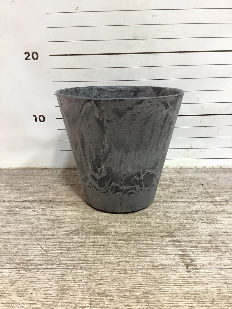 鉢カバー アートストーン 3号鉢用 グレー #GREENPOT AS-102150