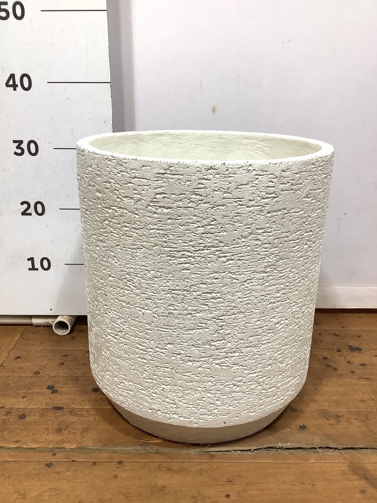 鉢カバー エコストーン　シリンダータイプ8号鉢用 Gray stem F1802 鉢カバー Eco Stone（エコストーン） シリンダータイプ 8号鉢用