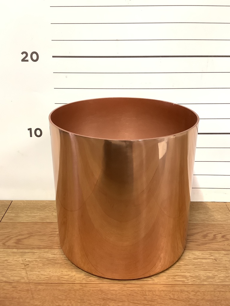 鉢カバー ラーケルシリンダー 15 コッパー 4号鉢用 #FARM 33061 | 鉢