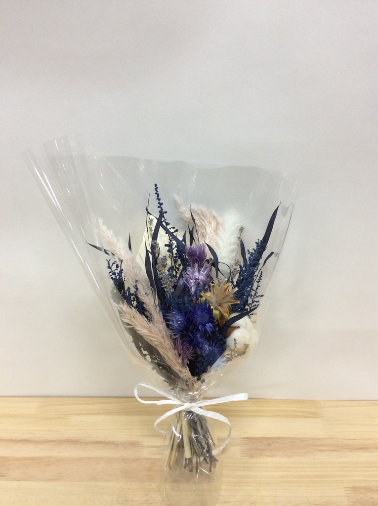 ドライフラワー ブーケスワッグ ブルーパープル系 S | ドライフラワー