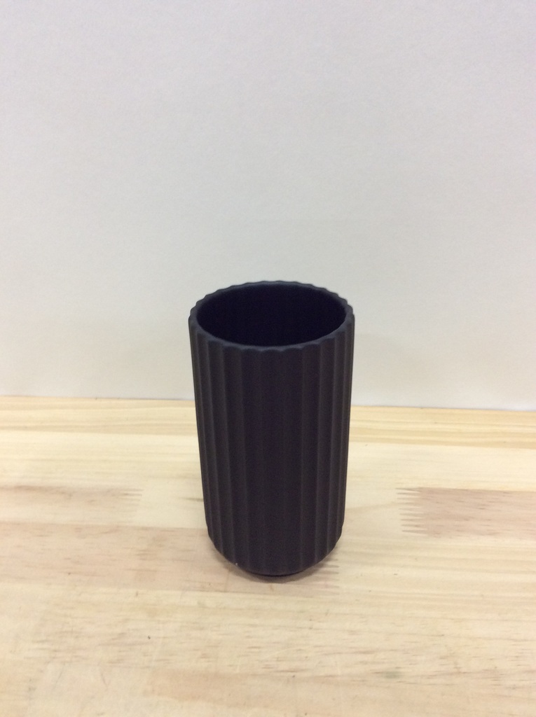 Lyngby Vase(リュンビューベース) H12cm ブラック #Lyngby