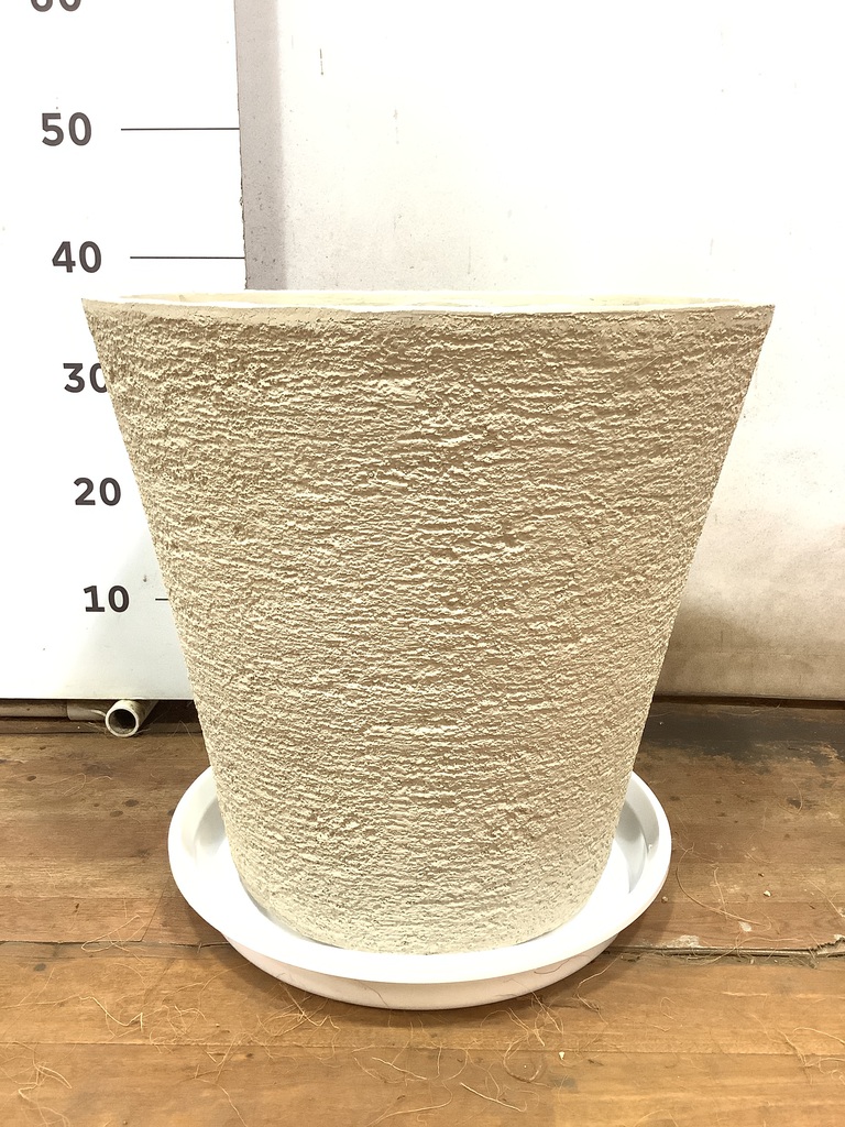 鉢カバー ビアスソリッド 10号鉢用 アイボリー #GREENPOT EB