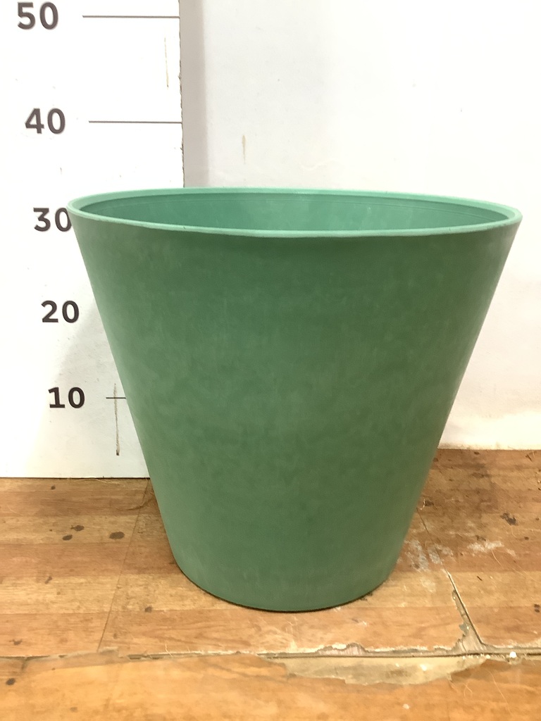 鉢カバー アートストーン ラウンド 8号鉢用 PASTEL MINT #GREENPOT AS