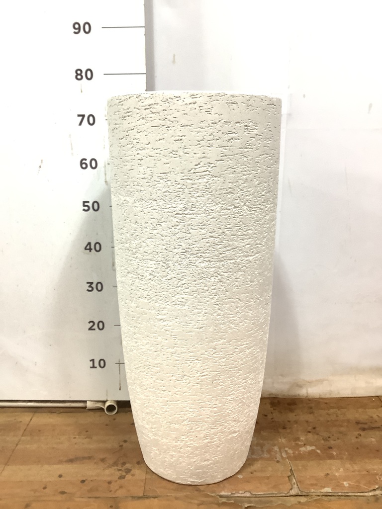 鉢カバー エコストーン　シリンダータイプ8号鉢用 Gray stem F1802 鉢カバー Eco Stone（エコストーン） シリンダータイプ 8号鉢用