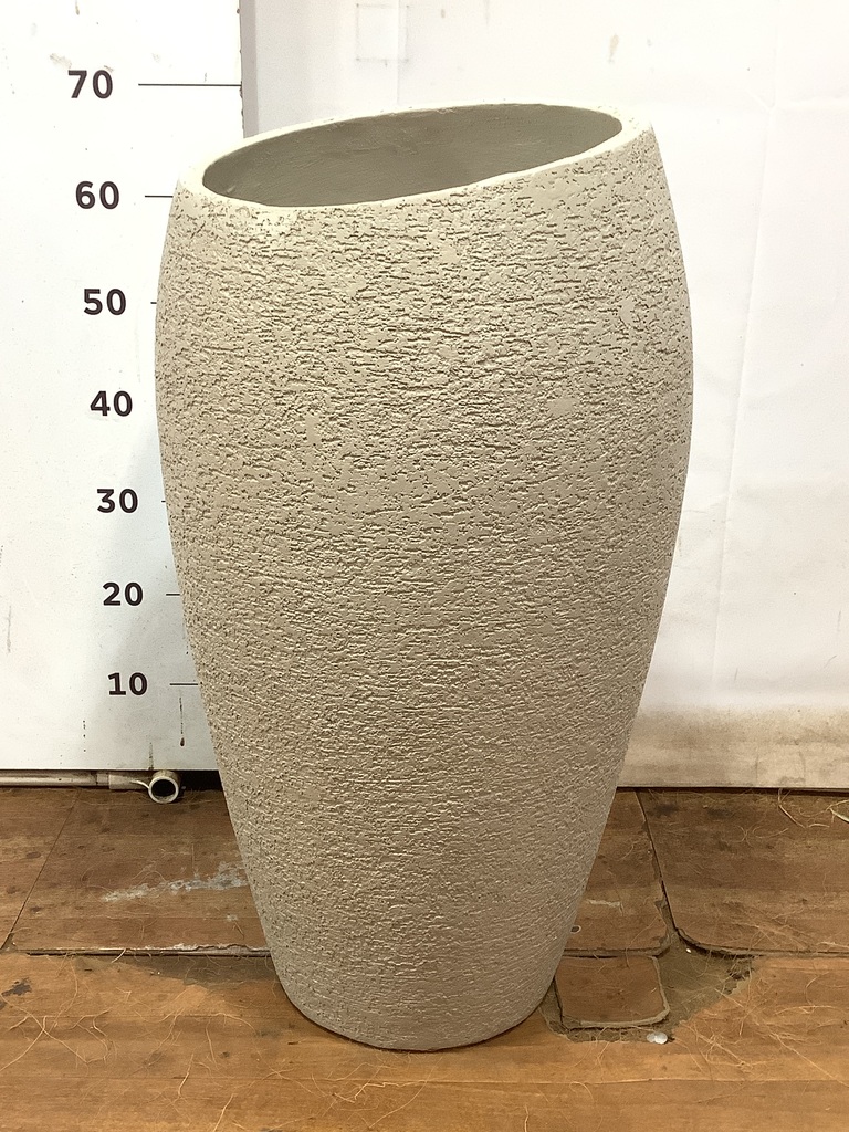 鉢カバー エコストーン　シリンダータイプ8号鉢用 Gray stem F1802 鉢カバー Eco Stone（エコストーン） シリンダータイプ 8号鉢用