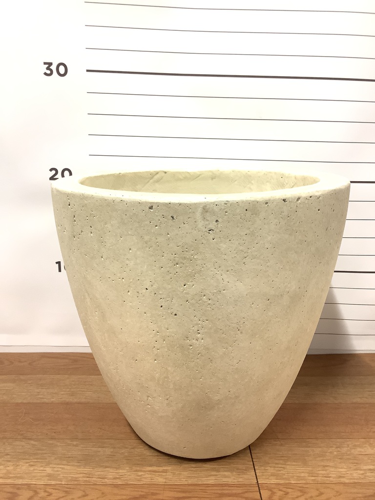 鉢カバー フォリオエッグ 5号鉢用 クリーム #GREENPOT EB